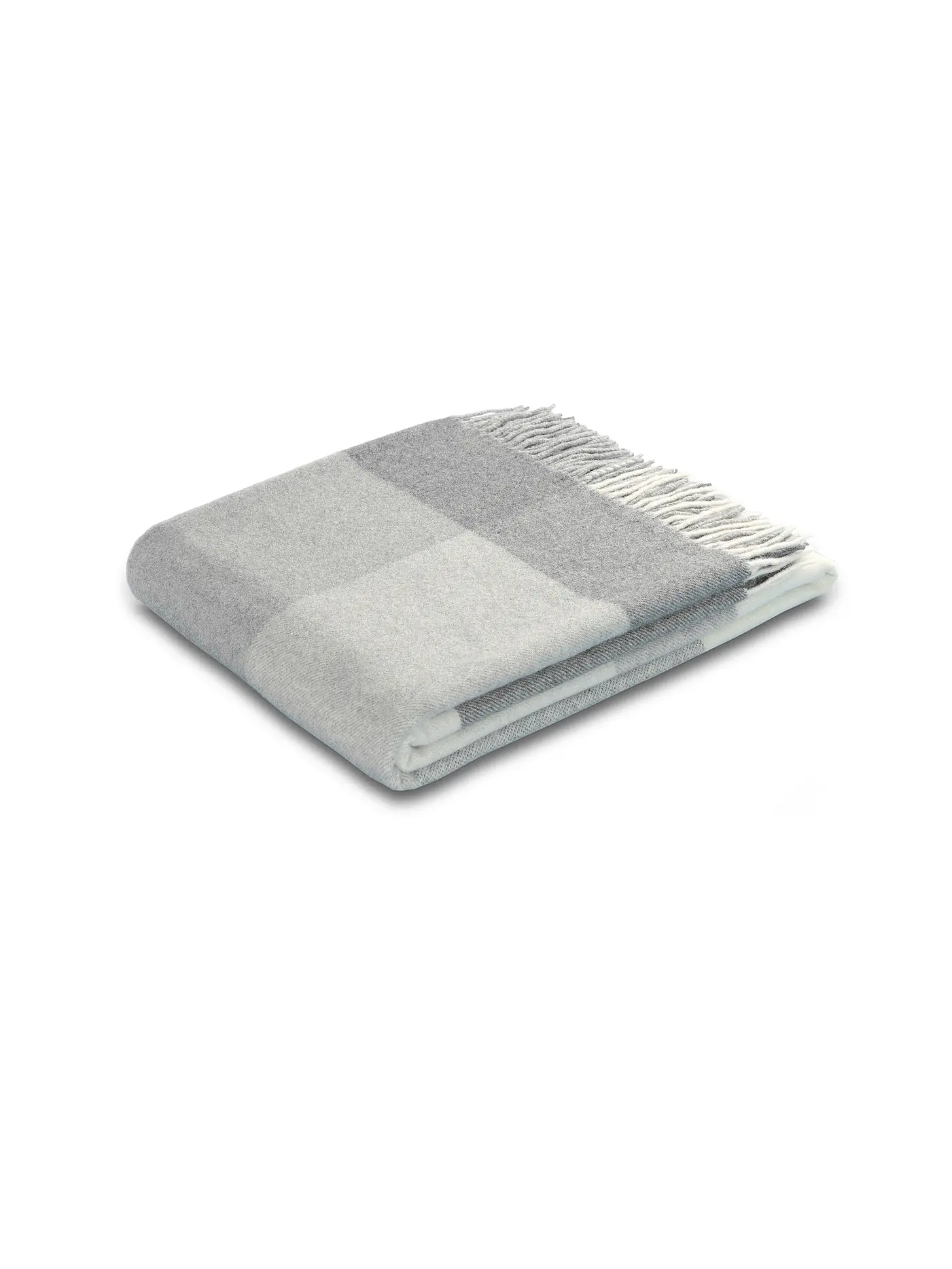 BIEDERLACK | Tagesdecke - Plaid 130x170cm PLEASANT Grey | 